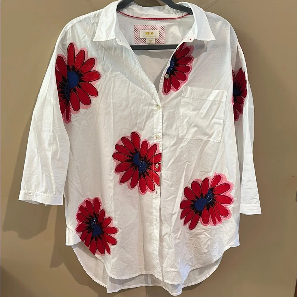 Maeve The Alameda Buttondown Shirt - Picture 2 of 7